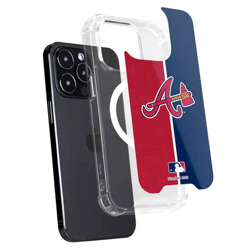 MLB Atlanta Braves Split iPhone 16 Pro MagSafe Case